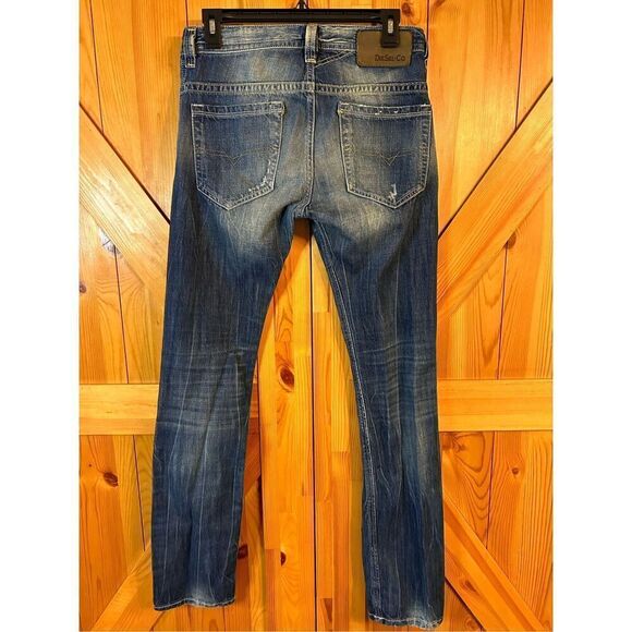 Diesel Thavar 27x32  008QL slim skinny Jean distressed medium wash (4860) - Picture 4 of 9